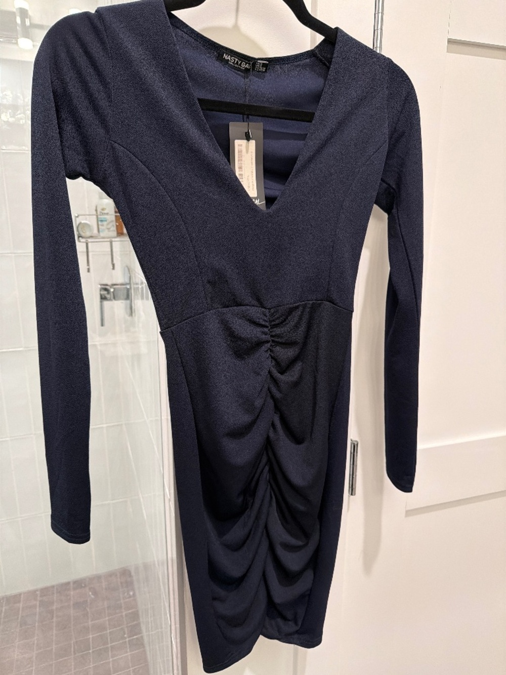 NWT Nasty gal midi dress navy